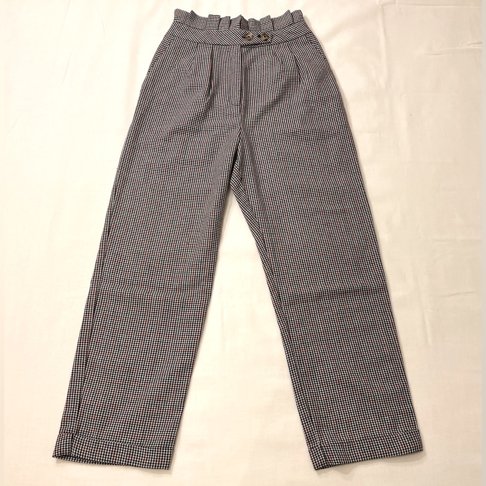 Topshop plaid pants